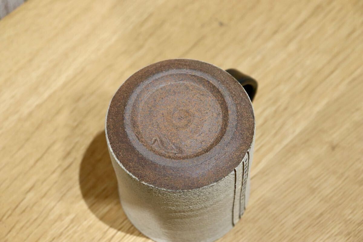 GMIO192A◯市野悟窯 丹波焼 マグカップ 陶器 カップ 伝統工芸 市野哲次 丹波篠山 未使用