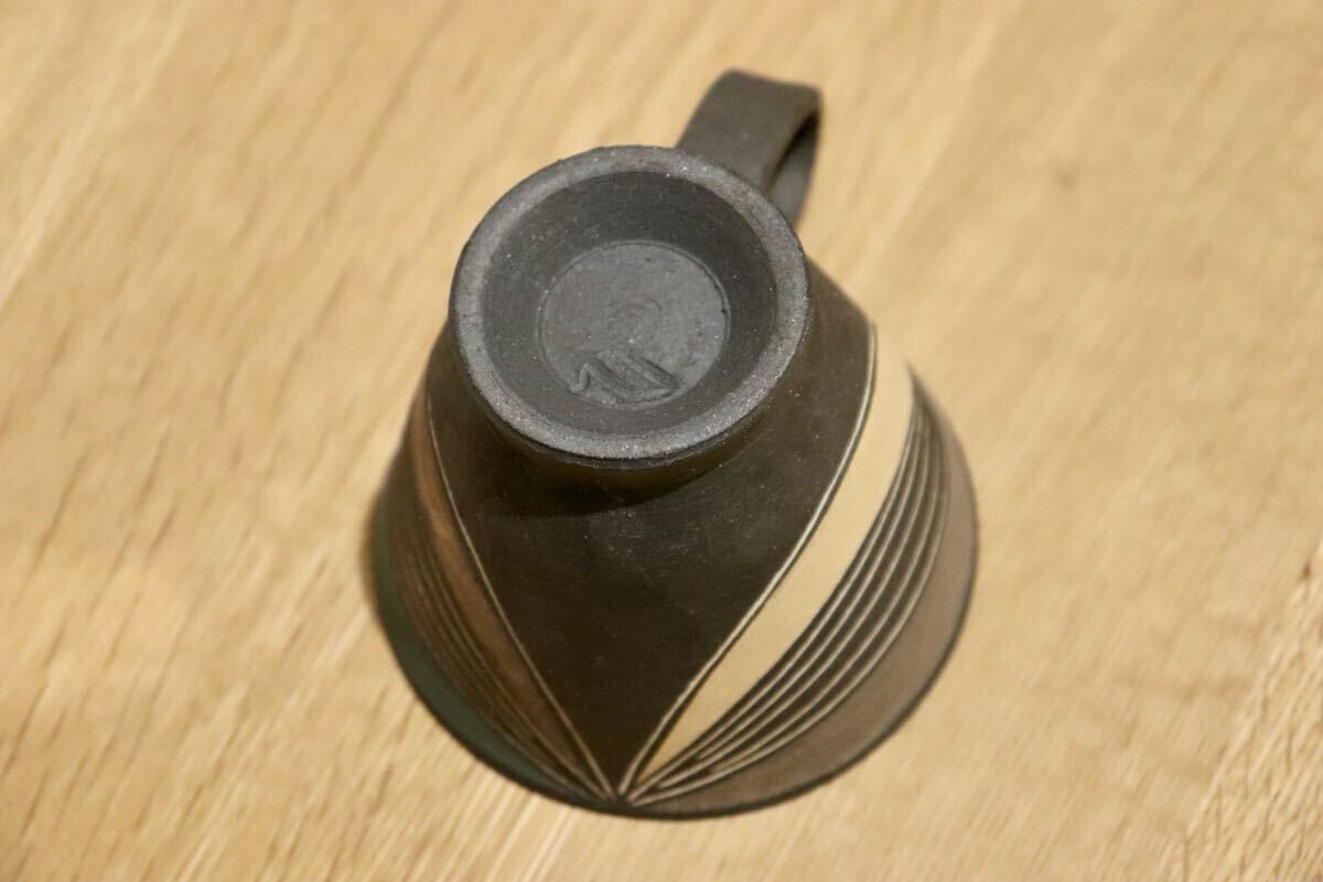 GMIO324A◯市野悟窯 丹波焼 マグカップ 陶器 カップ 伝統工芸 市野哲次 丹波篠山 未使用