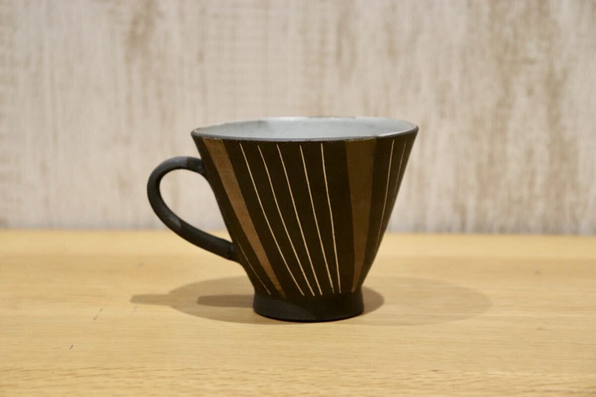 GMIO324B◯市野悟窯 丹波焼 マグカップ 陶器 カップ 伝統工芸 市野哲次 丹波篠山 未使用