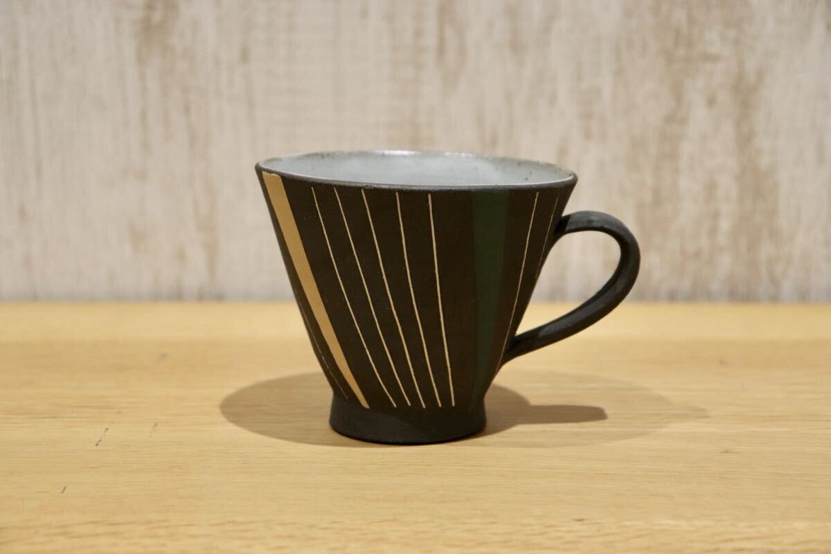 GMIO324B◯市野悟窯 丹波焼 マグカップ 陶器 カップ 伝統工芸 市野哲次 丹波篠山 未使用