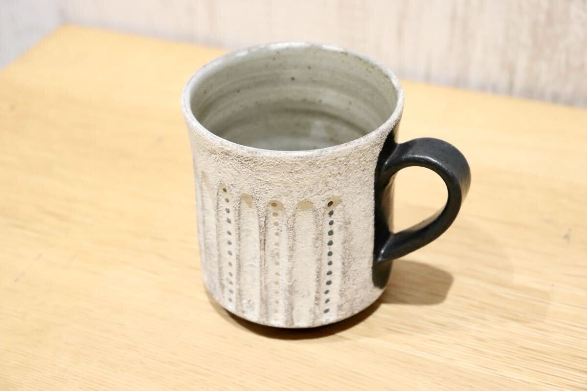 GMIO80G◯市野悟窯 丹波焼 マグカップ 陶器 カップ 伝統工芸 市野哲次 丹波篠山 未使用