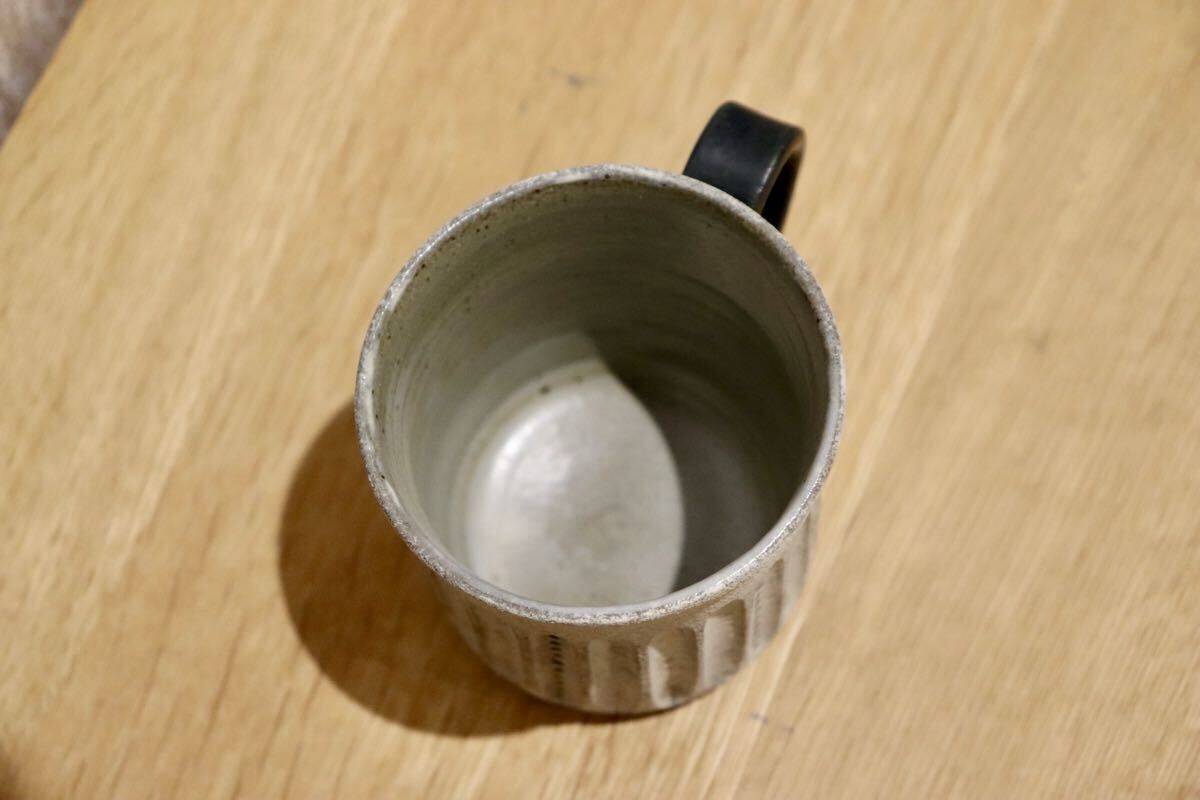 GMIO80G◯市野悟窯 丹波焼 マグカップ 陶器 カップ 伝統工芸 市野哲次 丹波篠山 未使用