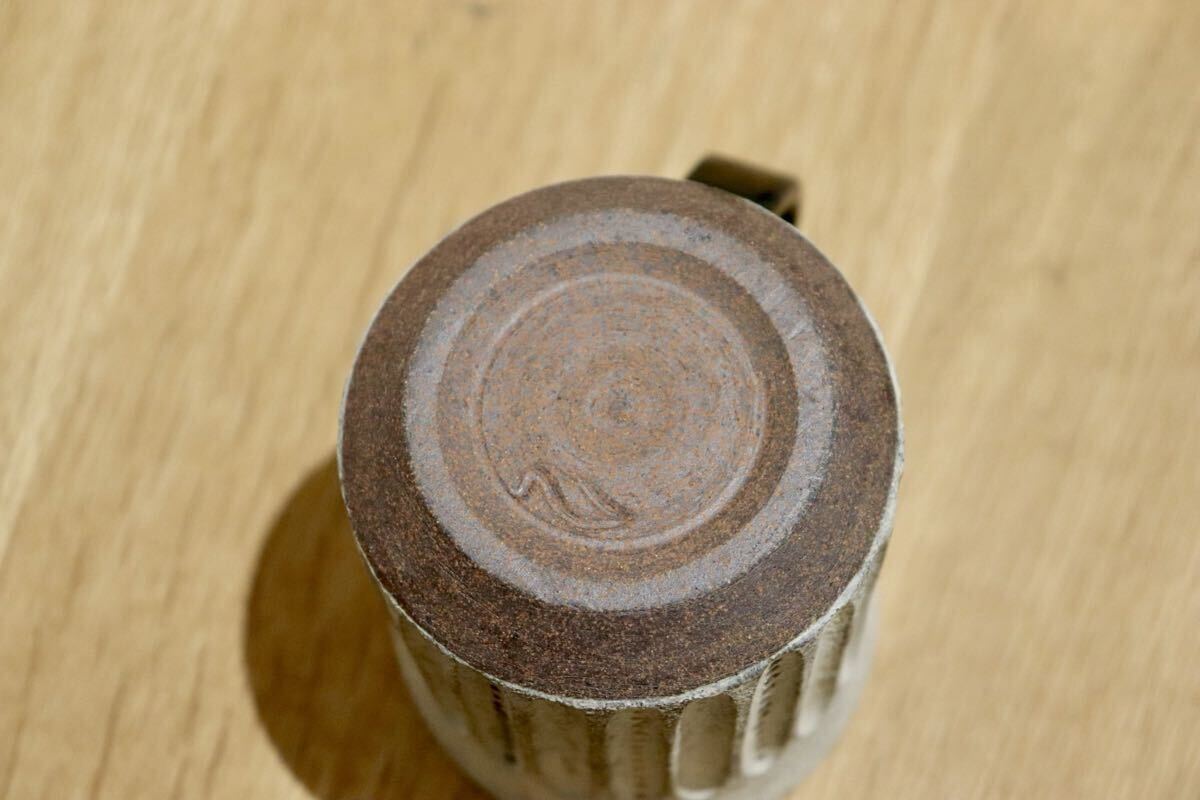 GMIO80G◯市野悟窯 丹波焼 マグカップ 陶器 カップ 伝統工芸 市野哲次 丹波篠山 未使用