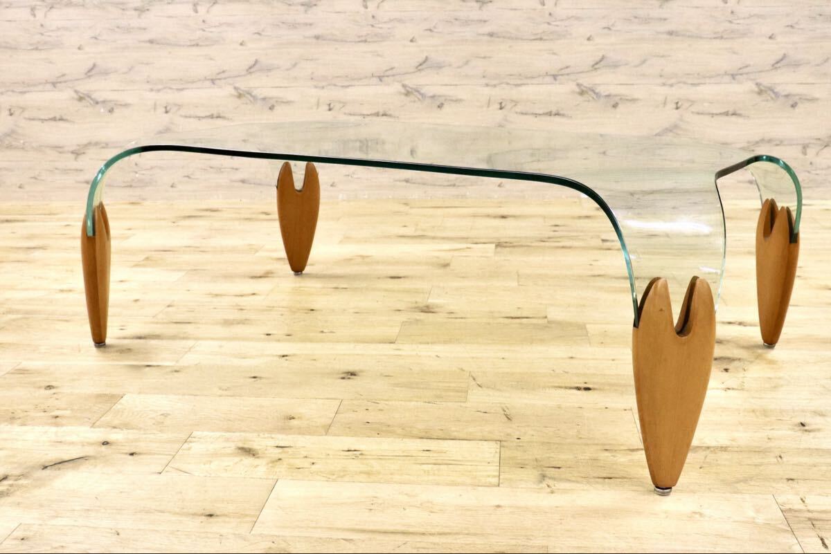 GMET364○Calligaris / カリガリス ガラステーブル センターテーブル ローテーブル リビングテーブル モダン イタリア製