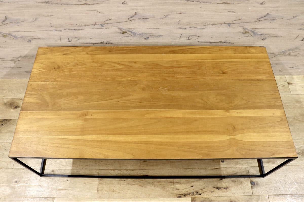 GMIH193○Dareels / ダリールズ ONE TWO COFFEE TABLE センターテーブル ローテーブル リビングテーブル チーク材 スチール シンプルモダン