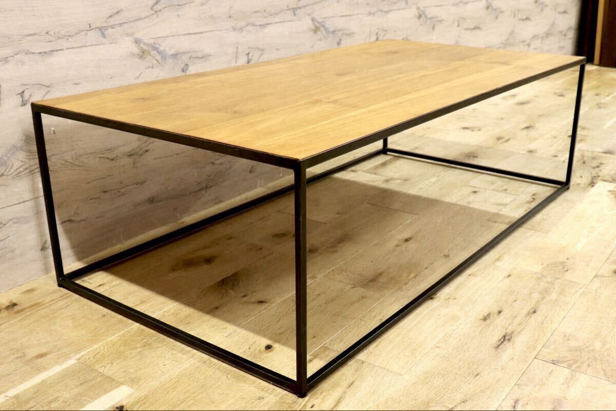 GMIH193○Dareels / ダリールズ ONE TWO COFFEE TABLE センターテーブル ローテーブル リビングテーブル チーク材 スチール シンプルモダン