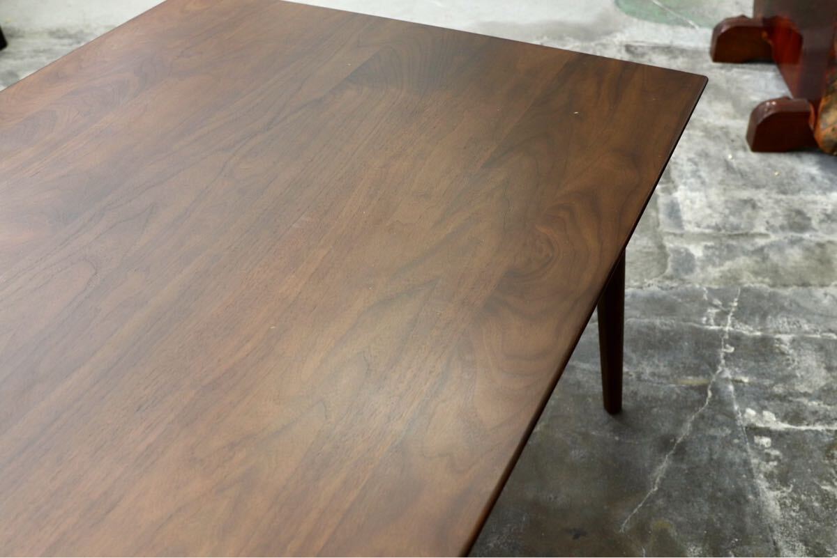 GMIS266○FUJI FURNITURE / 冨士ファニチア Koti コティ ダイニングテーブル 食卓テーブル ウォールナット ウレタン モダン 定価約53.3万