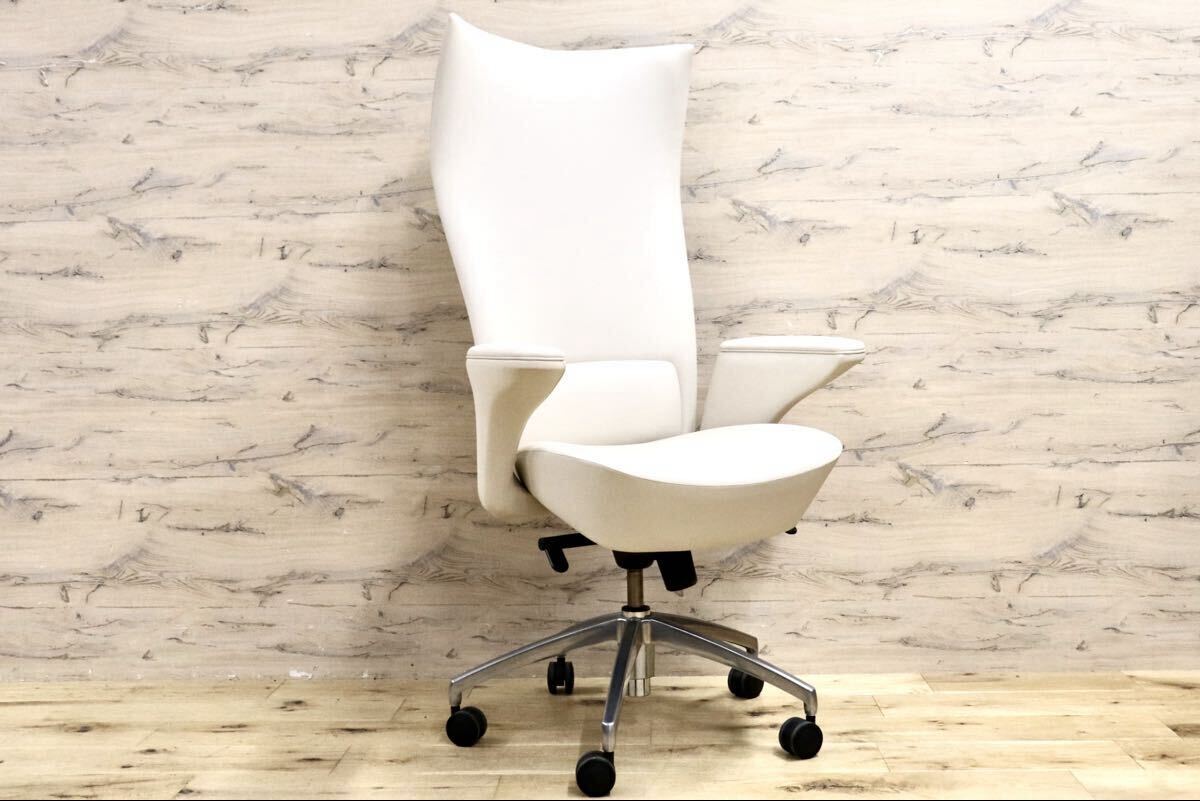 GMIK629D○ITOKI / イトーキ X-4 ハイバック チェア デスクチェア オフィスチェア 書斎椅子 エグゼクティブチェア 合皮 ハイクラスモダン