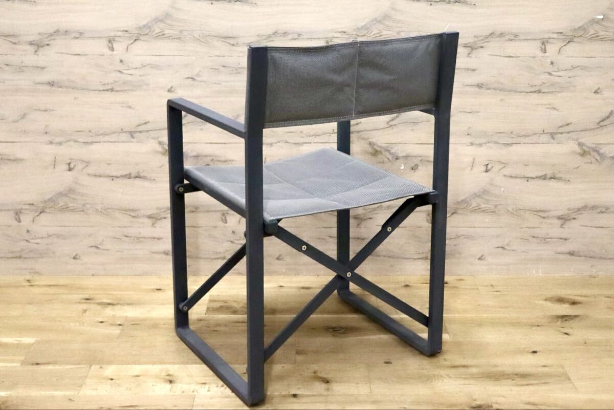 GMIH144A○ACTUS / アクタス LandNorm ランドノーム ディレクターチェア ガーデンチェア 折りたたみチェア グレー 屋外 テラス
