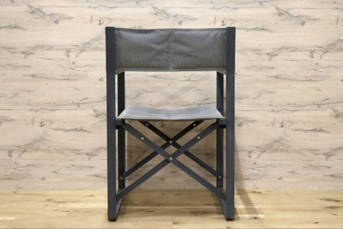 GMIH144A○ACTUS / アクタス LandNorm ランドノーム ディレクターチェア ガーデンチェア 折りたたみチェア グレー 屋外 テラス