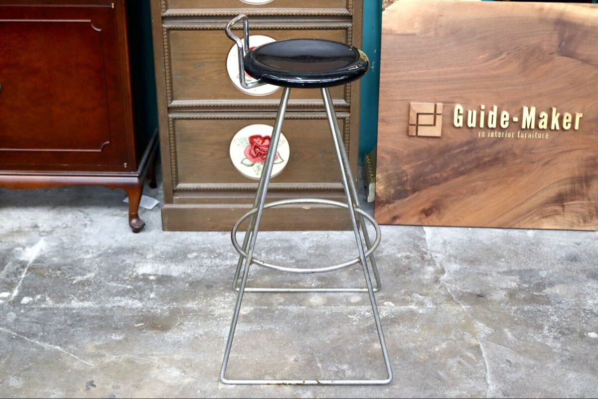 GMJK326B○ROCKSTONE /ロックストーン KARAS ハイスツール ハイチェア カウンターチェア 椅子 モダン 定価約5.5万