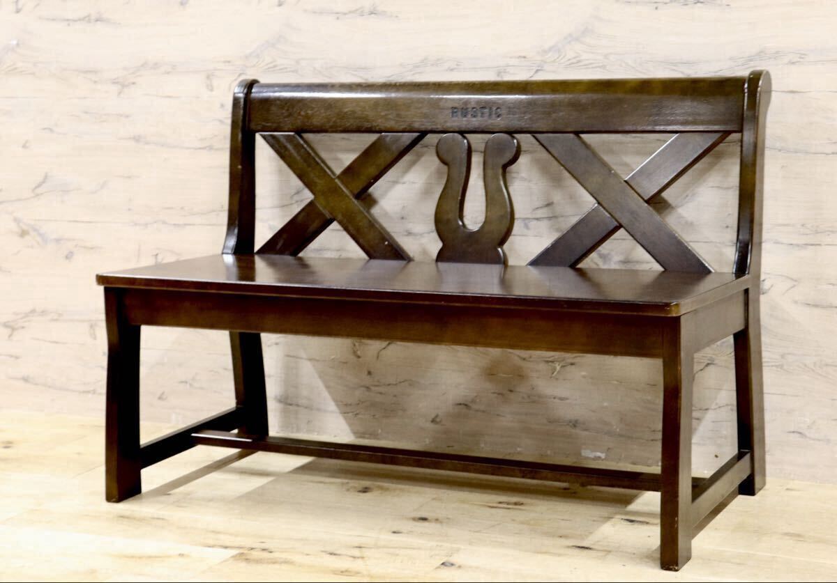 GMIH173G○karimoku/カリモク RUSTIC ルスティック ベンチ ダイニングチェア レトロ カントリー コロニアル 人気廃番シリーズ 国産家具