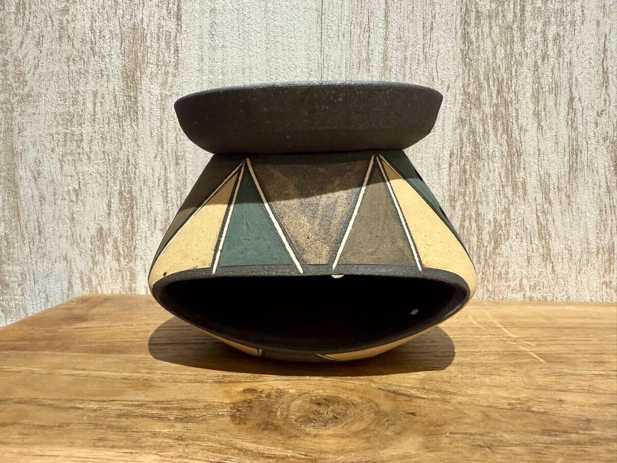GMIO83○市野悟窯 丹波焼 茶香炉 陶器 工芸品 香炉 市野悟 市野哲次 丹波篠山 未使用