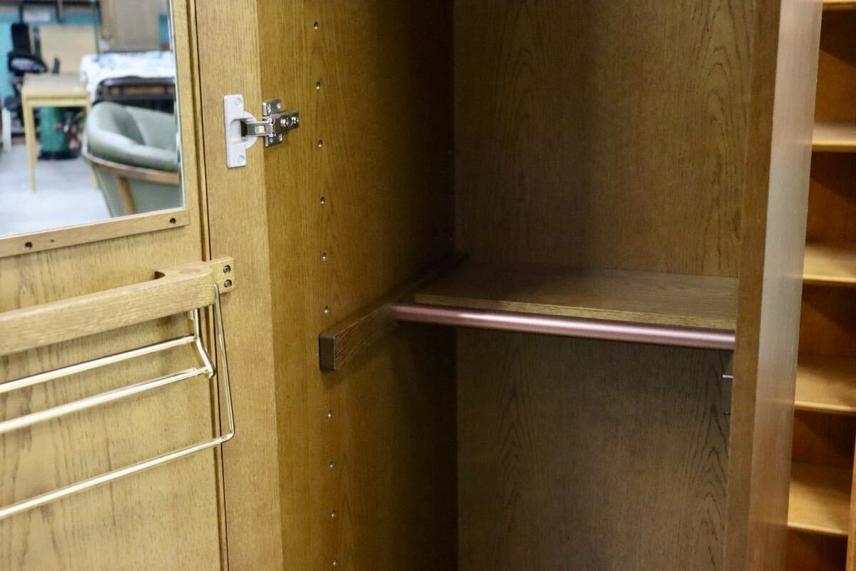 GMIH370○karimoku / カリモク ワードローブ クローゼット 洋服タンス 収納家具 ミラー カントリー クラシック キャビネット 国産家具