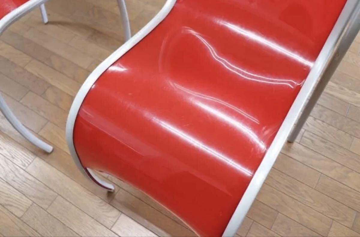 GMFS5K○Kartell / カルテル FPEチェア RonArad ロン・アラッド スタッキングチェア ダイニングチェア 椅子 2脚セット 定価約11.4万