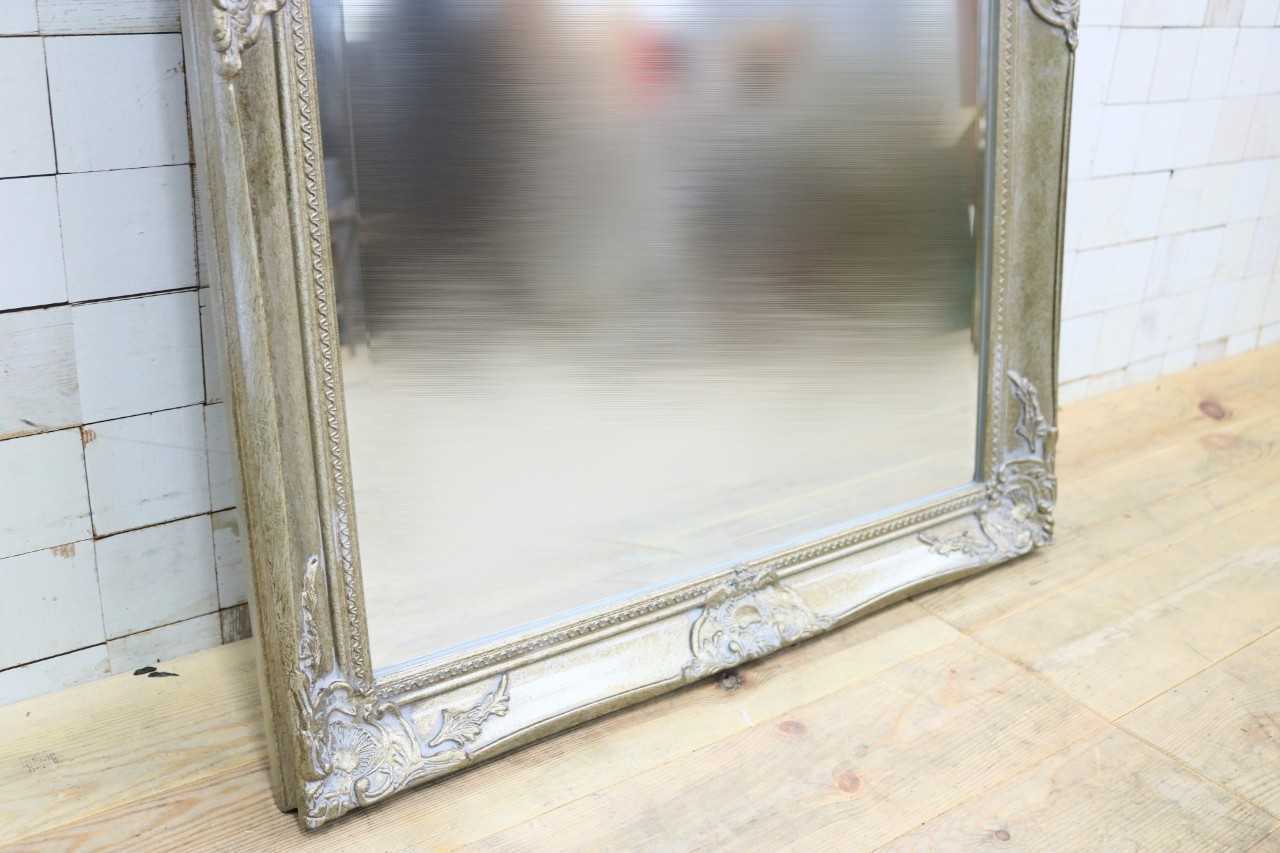 GMIK750A○ウォールミラー 壁掛け鏡 姿見 壁掛けミラー 全身鏡 立て掛けミラー 鏡 アンティーク調 未使用B品