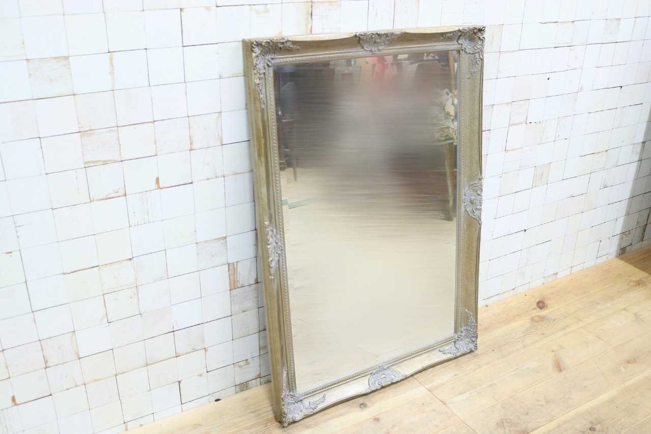 GMIK750B○ウォールミラー 壁掛け鏡 姿見 壁掛けミラー 全身鏡 立て掛けミラー 鏡 アンティーク調 未使用B品