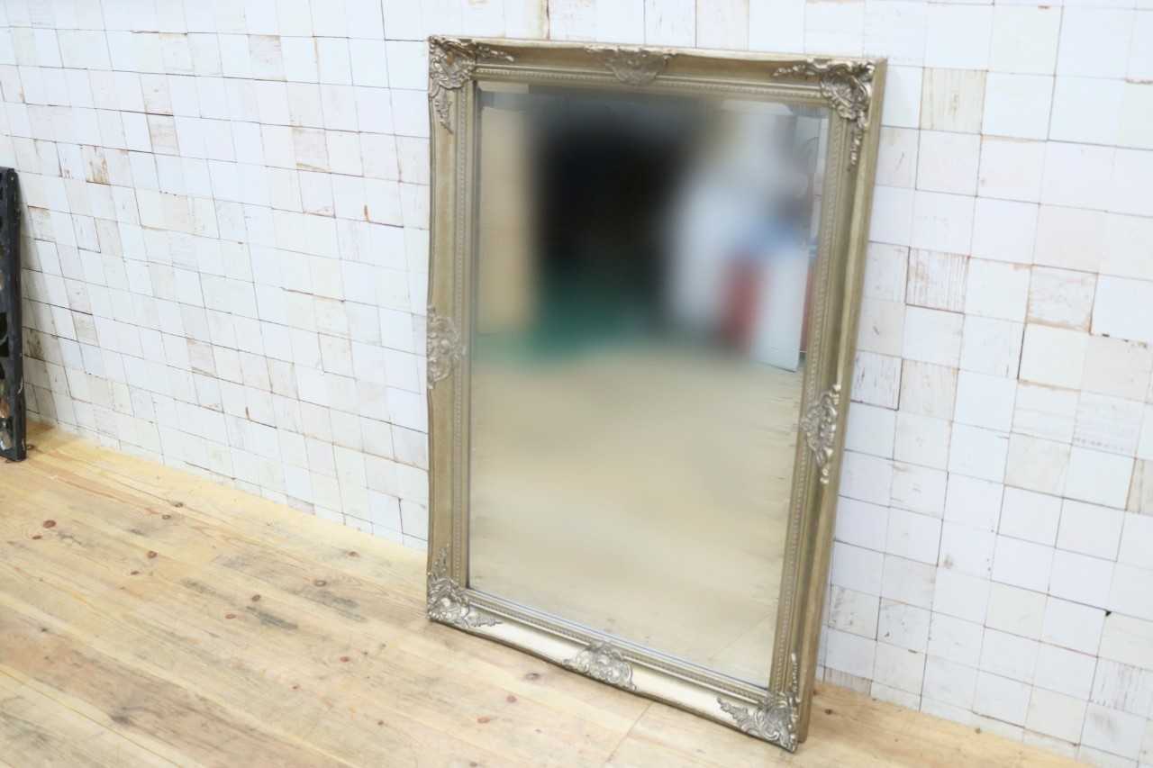 GMIK750C○ウォールミラー 壁掛け鏡 姿見 壁掛けミラー 全身鏡 立て掛けミラー 鏡 アンティーク調 未使用B品
