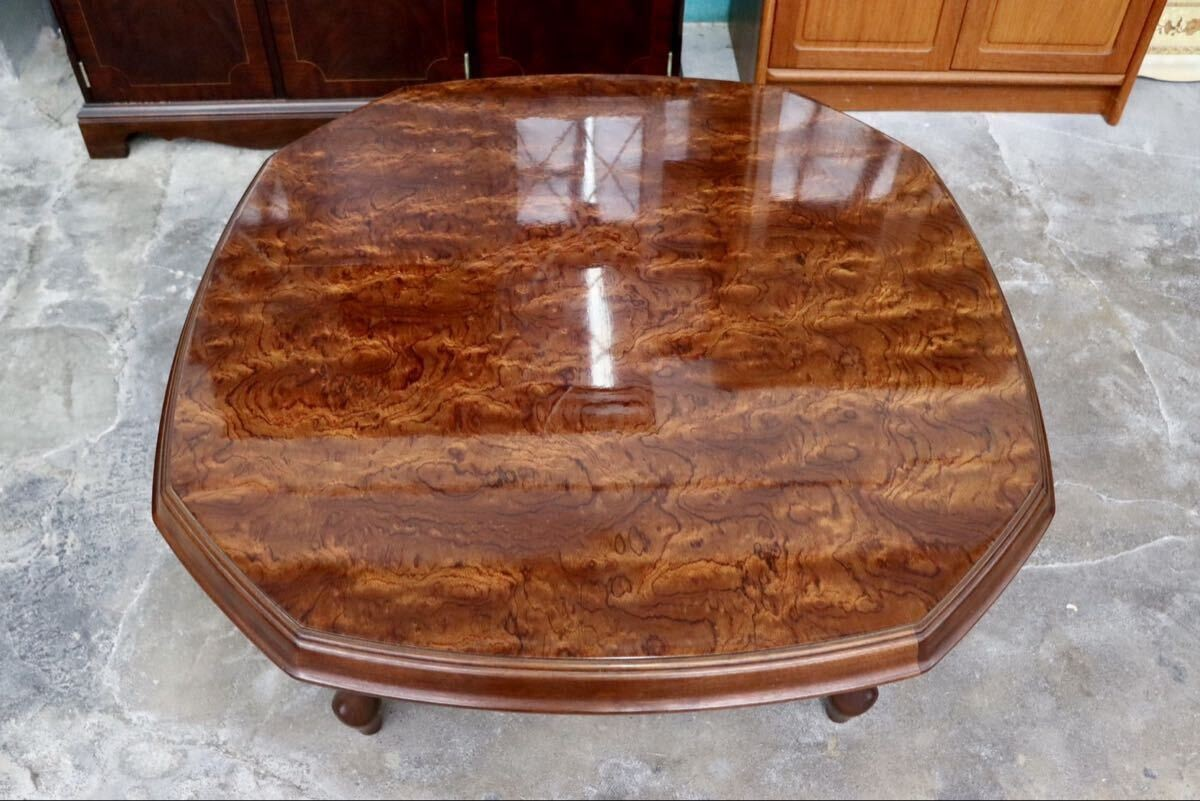 GMIH229○maruni / マルニ オールドマルニ ベルサイユ 猫足 センターテーブル サイドテーブル ローテーブル リビングテーブル 花台 レトロ