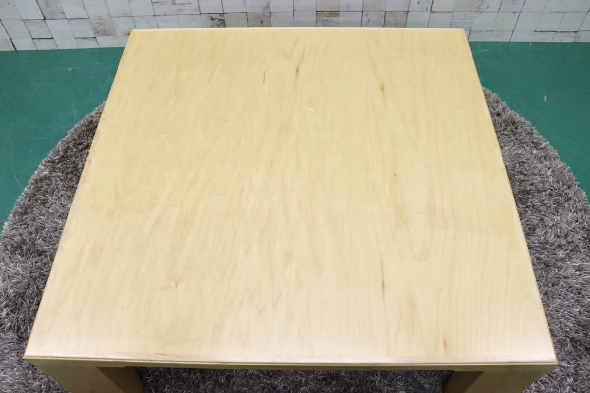 GMGT6○Tendo / 天童木工 座卓 センターテーブル ローテーブル 原好輝 メープル ナチュラル プライウッド 和室 座敷 和モダン