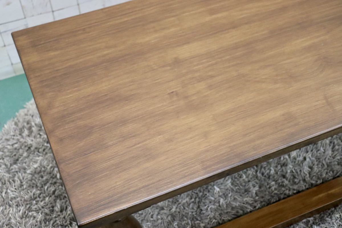 GMFS399J○アンティーク調 センターテーブル 飾り台 店舗什器 作業台 陳列台 ディスプレイテーブル バルボスレッグ