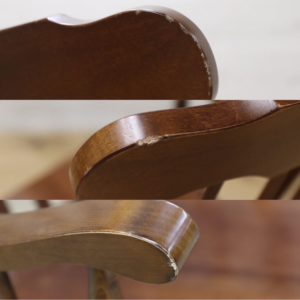 GMEK307○柏木工 / KASHIWA ロッキングチェア 揺り椅子 アンティーク チェア 椅子 木製 カントリー 古民家