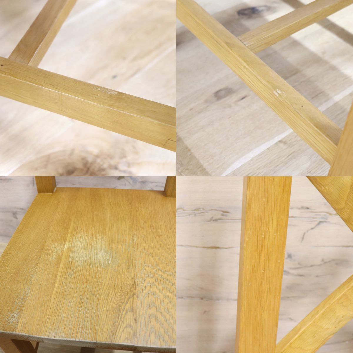 GMFH432○ウィンチェスター クロスバックチェア ダイニングチェア 椅子 オーク材 ナチュラル 北欧スタイル 2脚セット ヴィンテージ