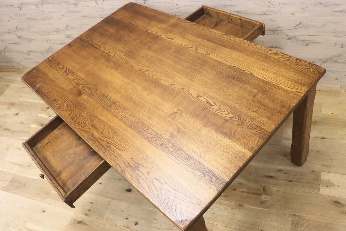 【アンティーク家具】ダッチカントリースタイル 木製 サイドテーブルヴィンテージ