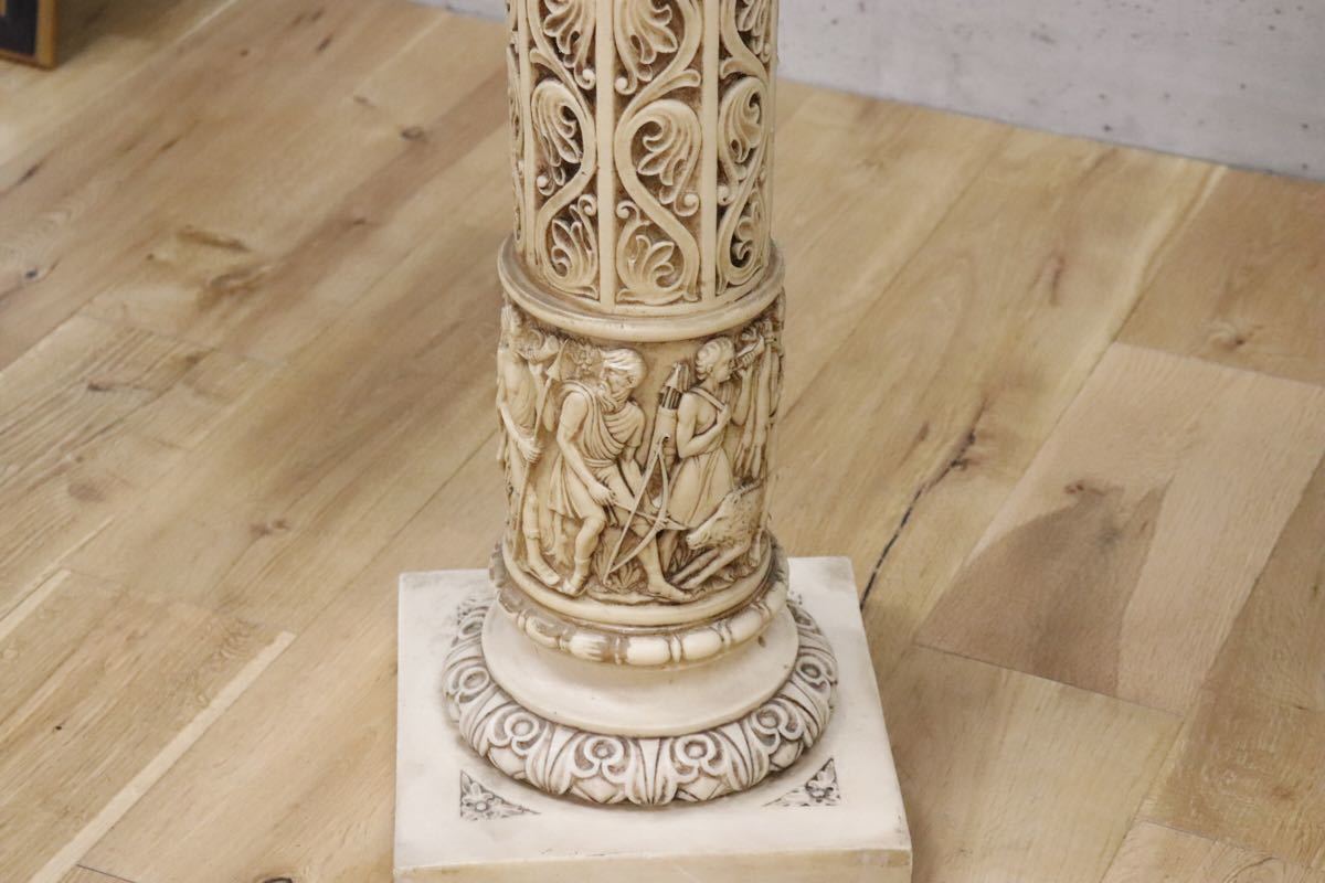 gmbk382 ○ 西洋 ローマ様式 花台 オブジェ アンティーク 什器 コンソール 飾り台 ビンテージ