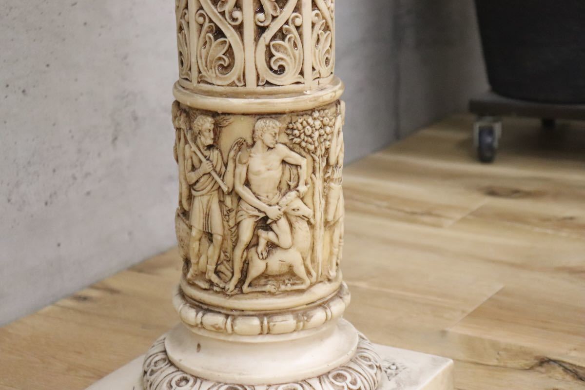 gmbk382 ○ 西洋 ローマ様式 花台 オブジェ アンティーク 什器 
