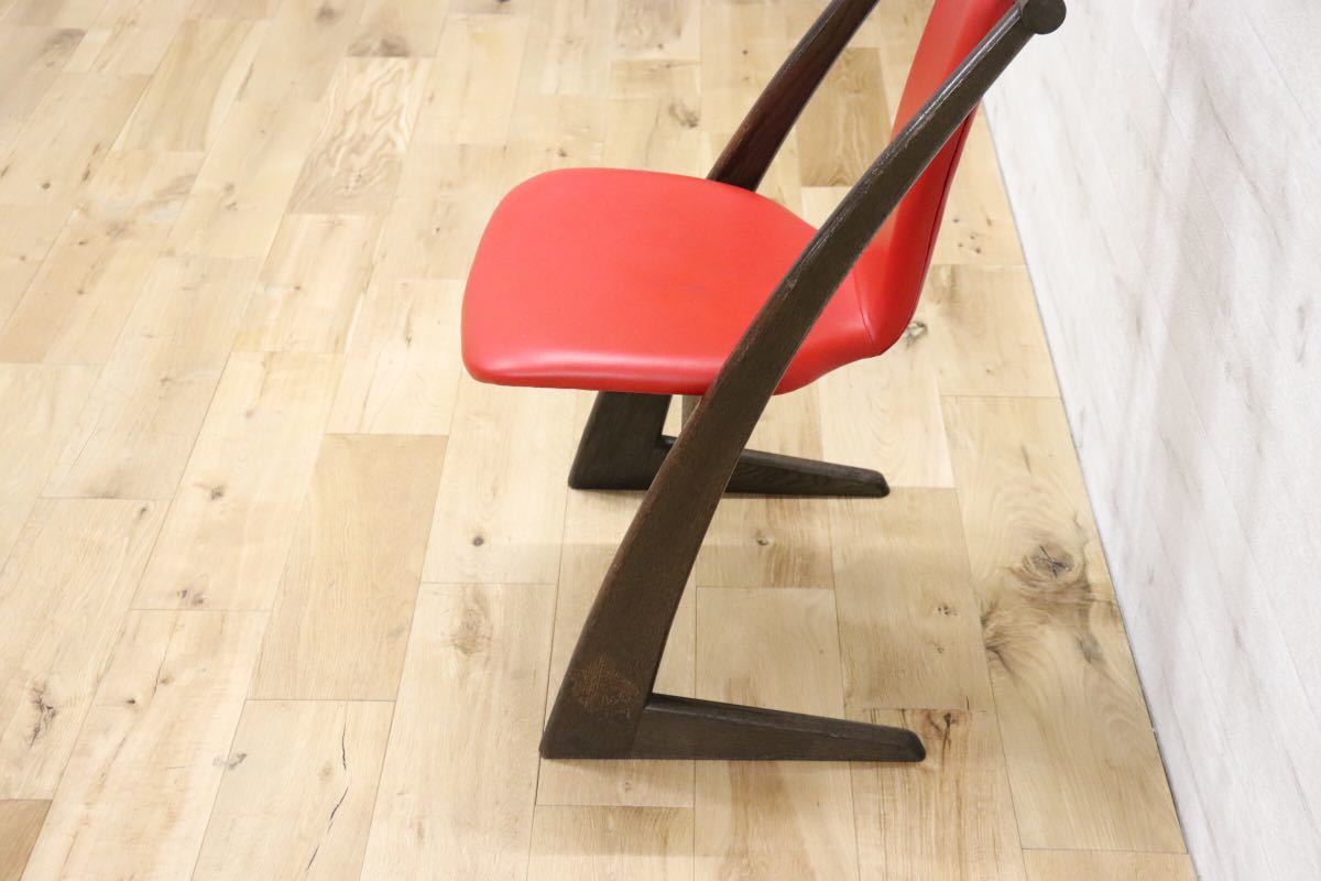 コンディションランクGMDKS247B ○ 年代物 レトロなサイドチェア アンティーク 椅子 チェア