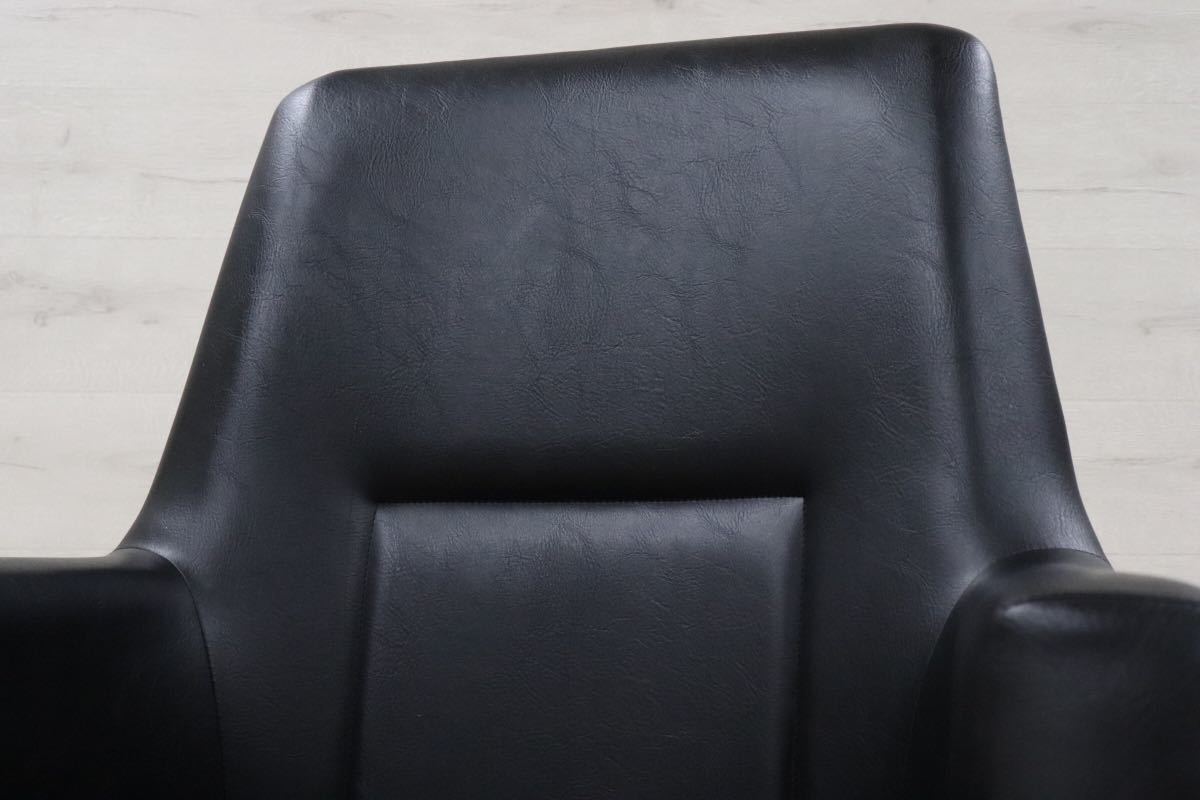 GMDTS55R○ karimoku / カリモク デスクチェア ワークチェア 作業椅子 黒 ブラック 合皮 書斎 事務 オフィス チェア