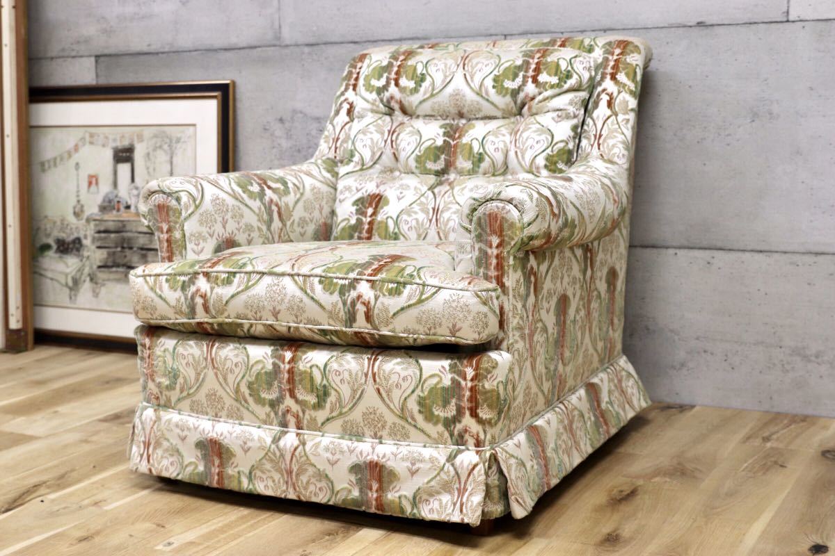 GMET183A○DREXEL HERITAGE / ドレクセルヘリテイジ Upholstery アップホルスタリー 1人掛けソファ シングルソファ  最高級 クラシック