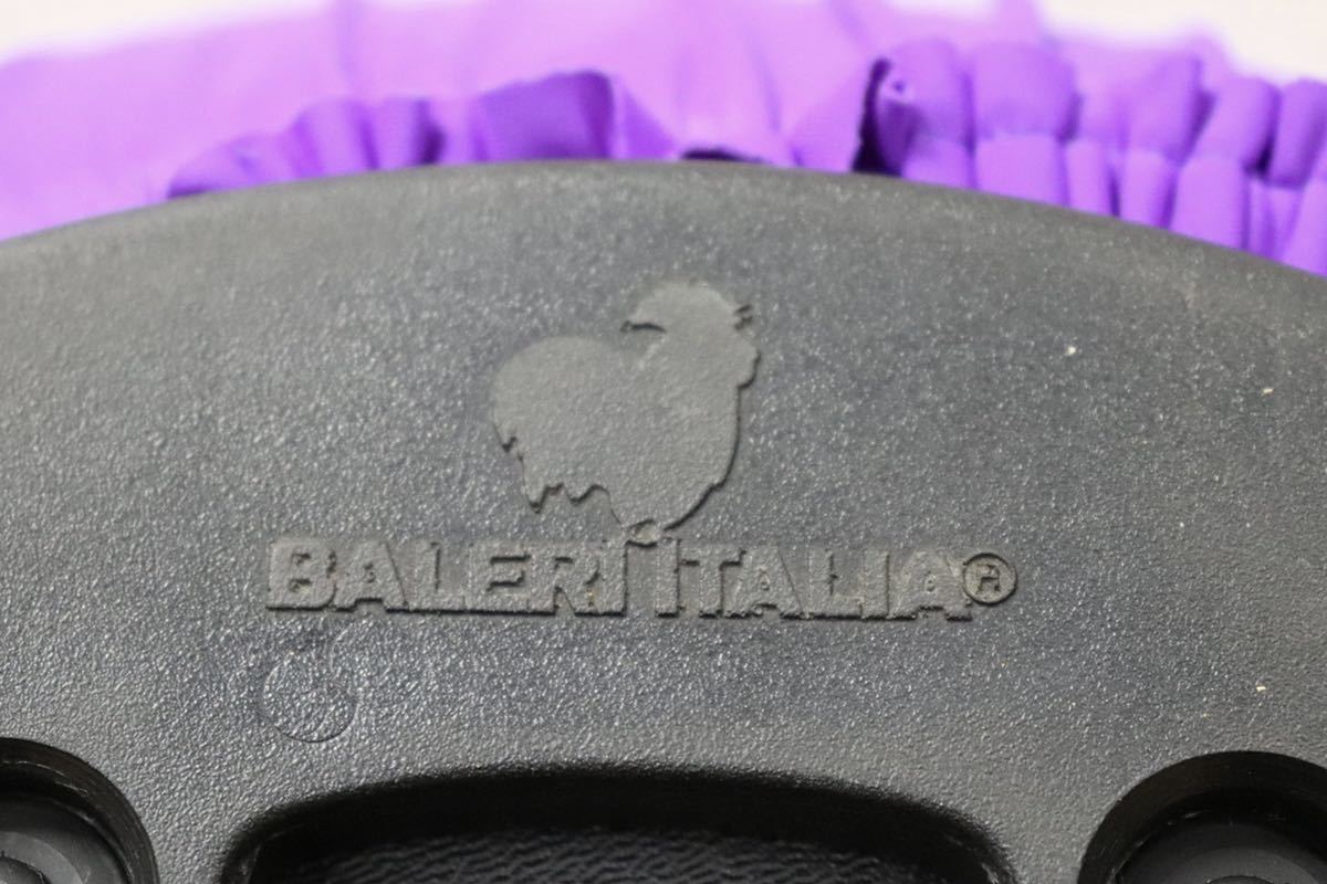 GMFN19E○Baleri Italia / バレリ イタリア Tatino タティーノ スツール オットマン パープル 定価約8.2万 新規張替え済