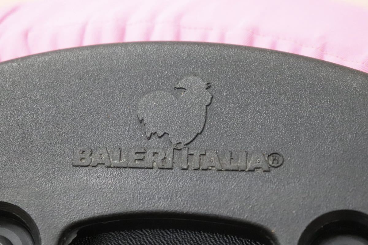 GMFN19J○Baleri Italia / バレリ イタリア Tatino タティーノ スツール オットマン ピンク 定価約8.2万 新規張替え済