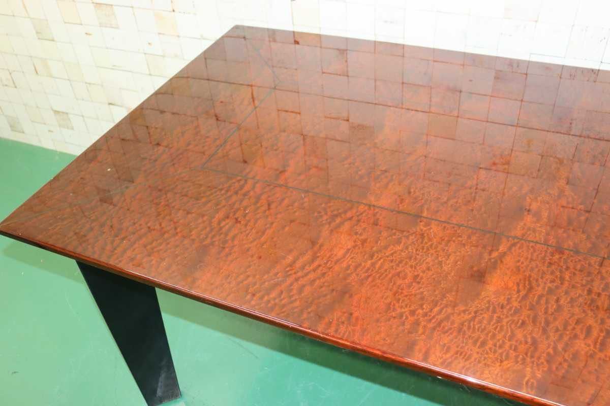 GMFS80○IDC大塚家具 スプレンダー ダイニングテーブル 食卓テーブル バーズアイメープル 定価約35万