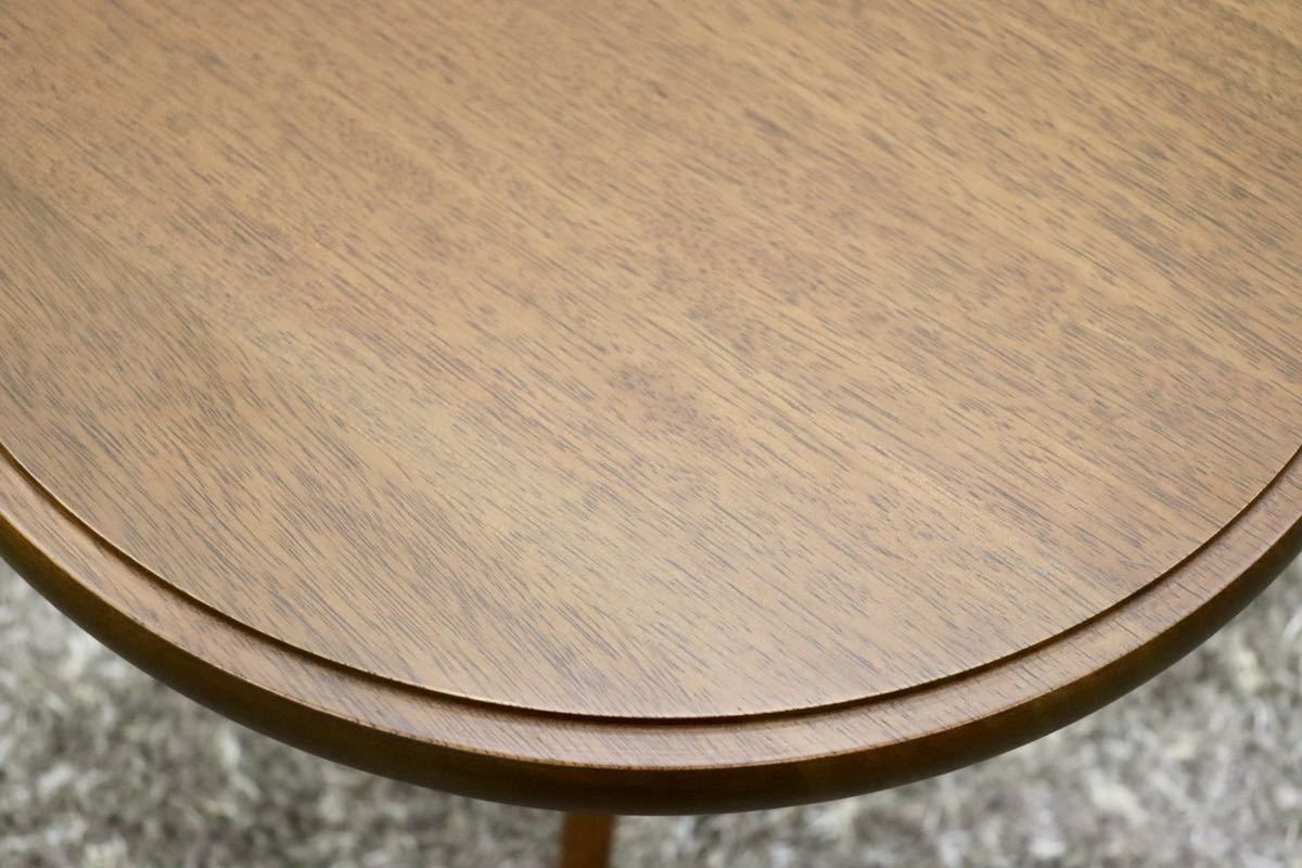 GMFT232○maruni / マルニ 地中海 ワインテーブル コーヒーテーブル サイドテーブル ラウンドテーブル マホガニー材 定価約4万