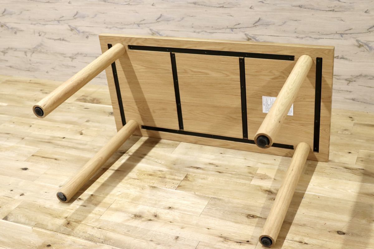 GMFK349○Muji / 無印良品 オーク材 ダイニングテーブル テーブル デスク 無垢 北欧スタイル REAL FURNITURE 展示品