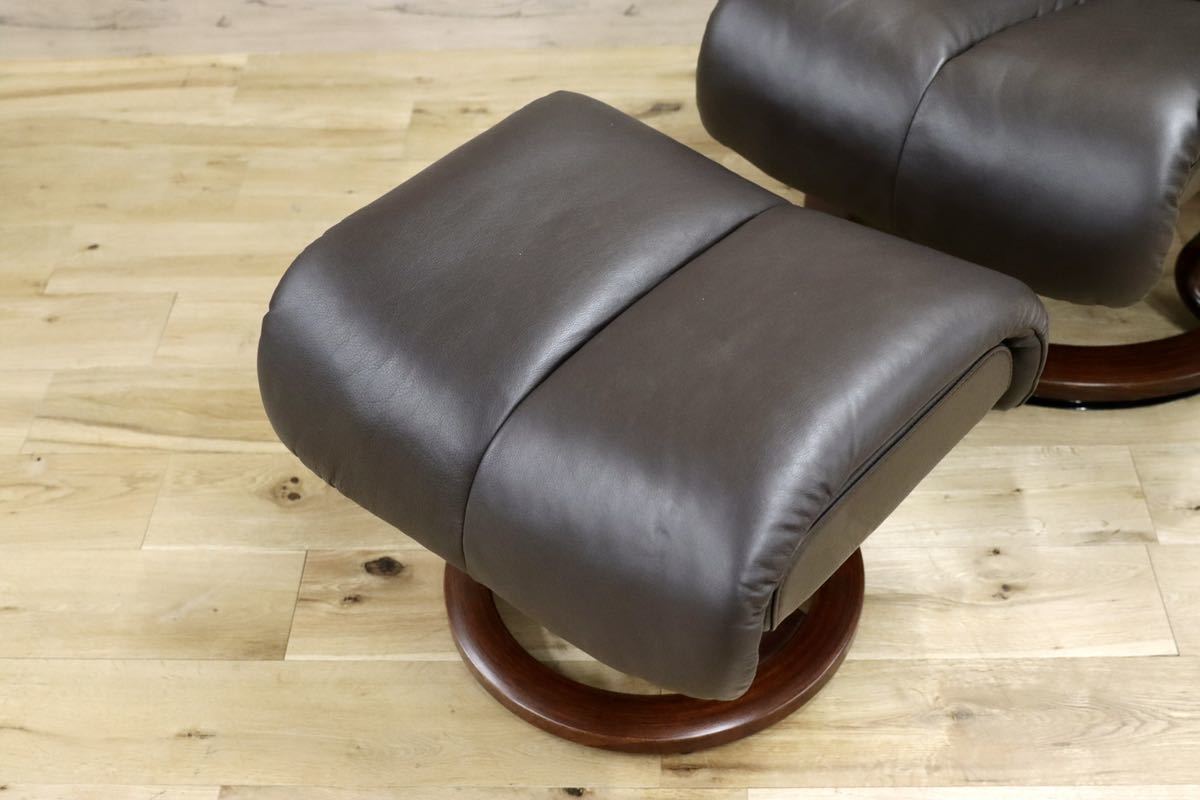 GMFN186B○EKORNES / エコーネス Magic マジック M ストレスレス パーソナルチェア 総革 北欧 ノルウェー 定価約53万 展示品