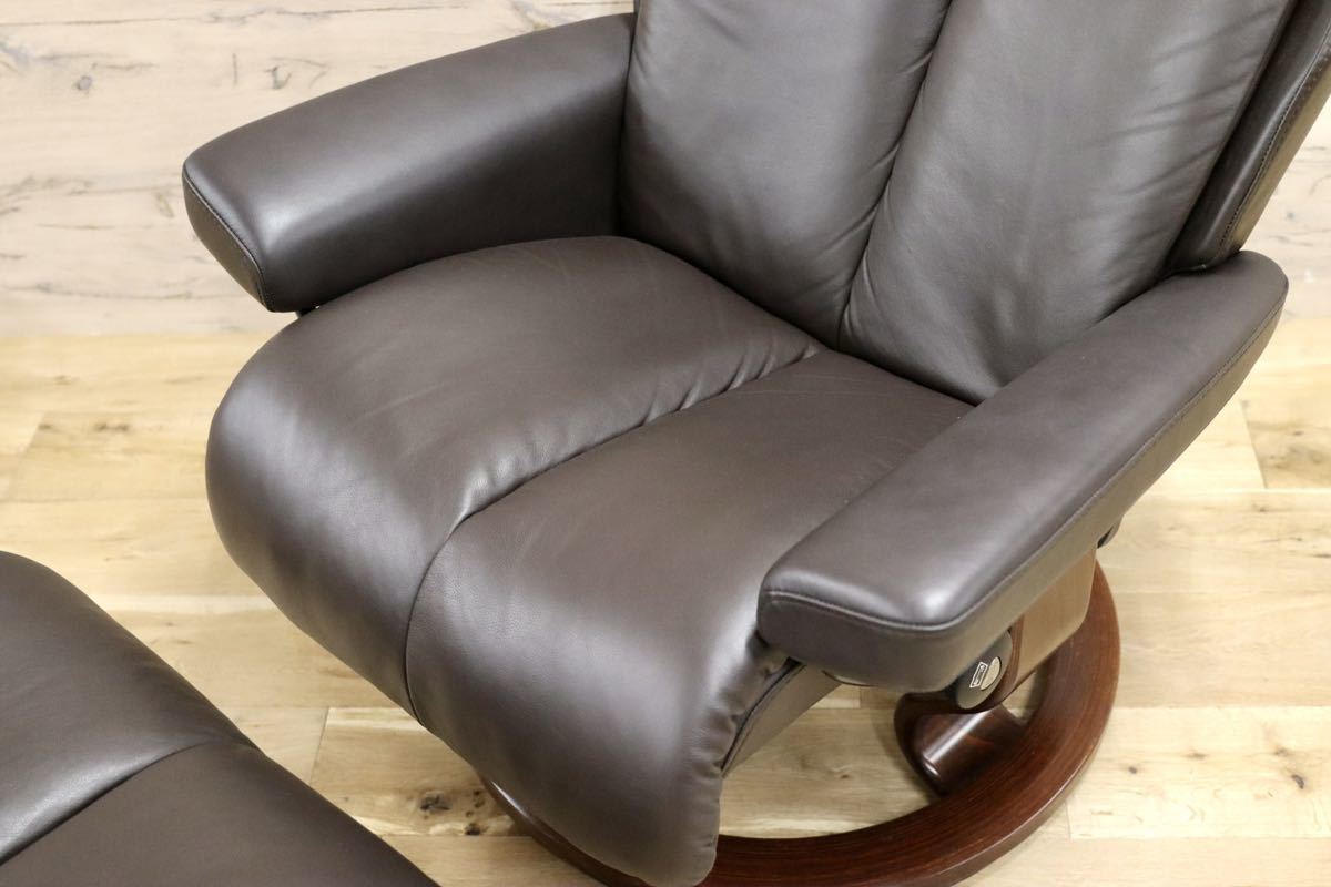 GMFN186B○EKORNES / エコーネス Magic マジック M ストレスレス パーソナルチェア 総革 北欧 ノルウェー 定価約53万 展示品