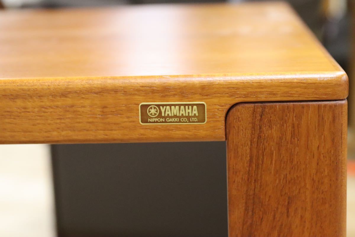 GMET302○YAMAHA / ヤマハ 日本楽器 希少 国産 ヴィンテージ ダイニングテーブル 食卓テーブル デスク 机 作業台 チーク材  北欧スタイル