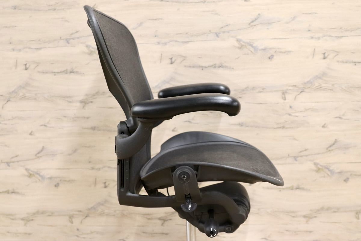 GMFF56○Herman Miller / ハーマンミラー アーロンチェア AERON Bサイズ デスクチェア オフィスチェア 書斎椅子 美品