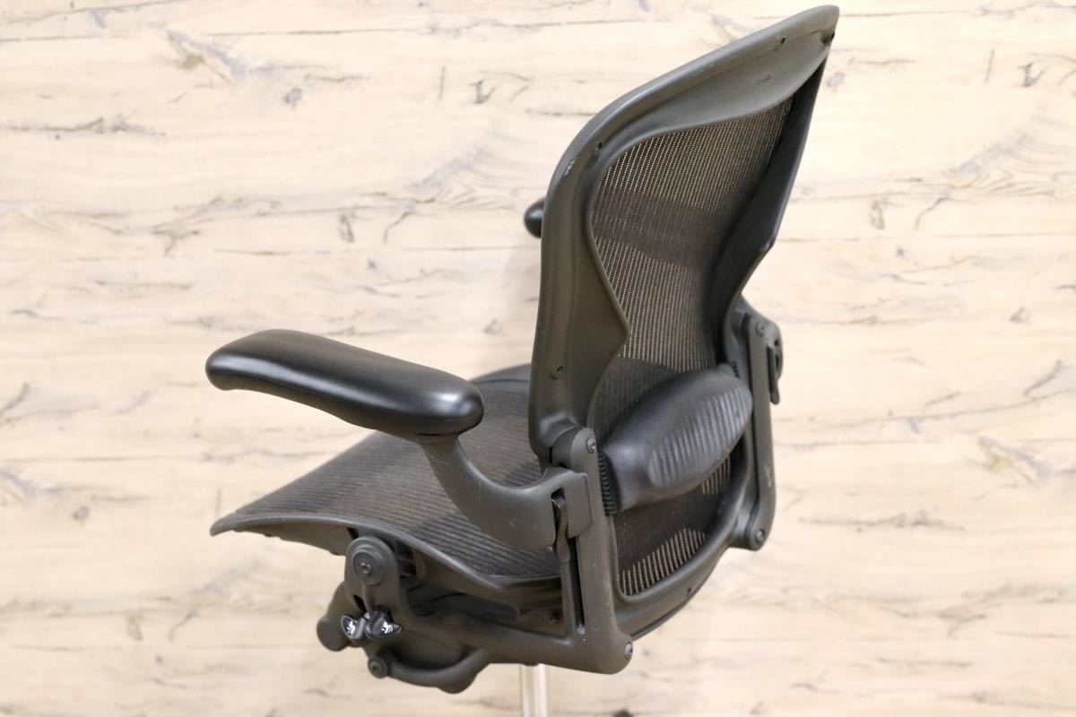 GMFF56○Herman Miller / ハーマンミラー アーロンチェア AERON Bサイズ デスクチェア オフィスチェア 書斎椅子 美品