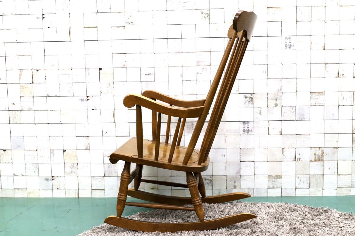 柏木工 ロッキングチェア アンティーク インテリア 椅子 - ロッキング 