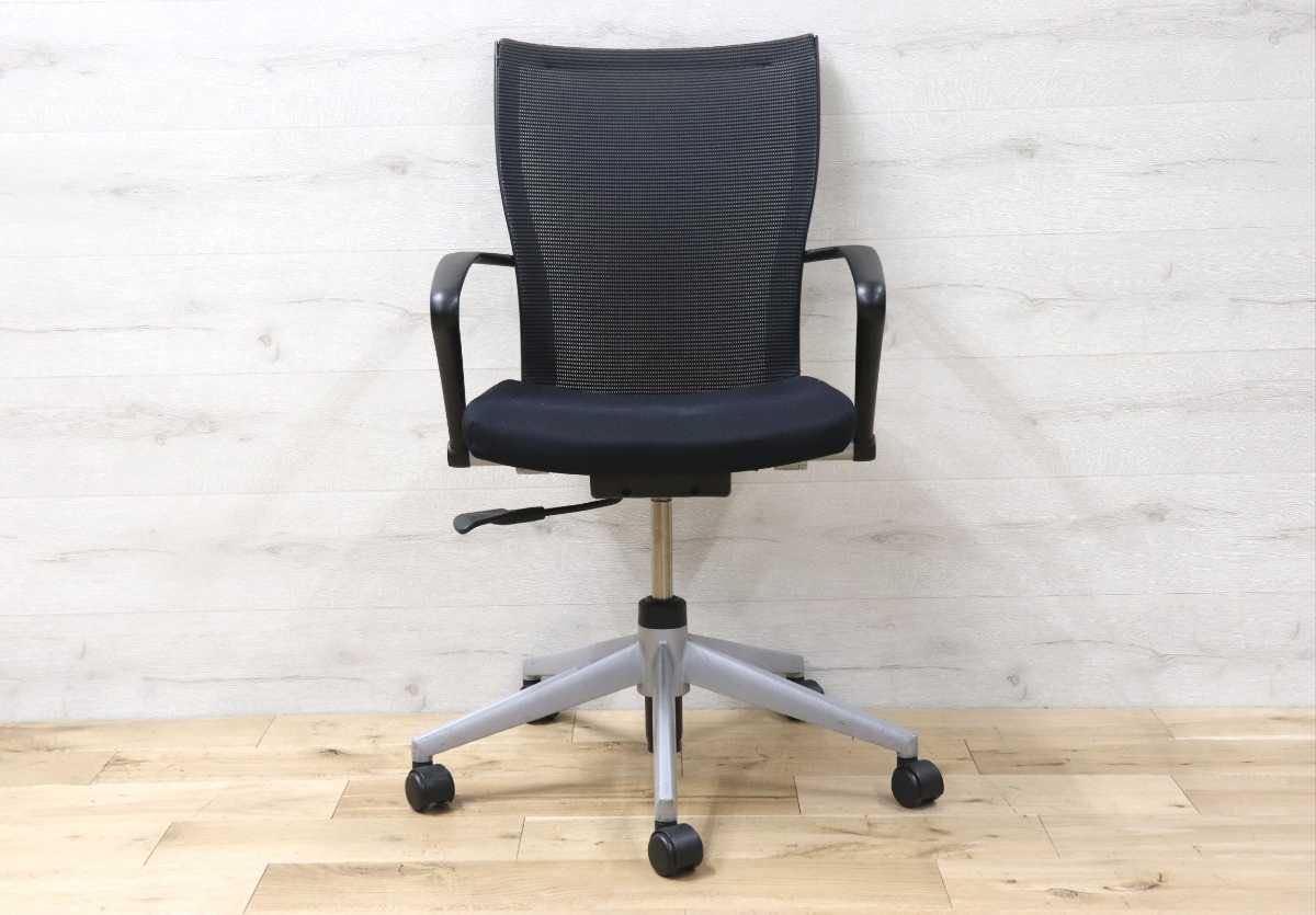 GMEH263○HAWORTH / ヘイワース オフィスチェア デスクチェア ワークチェア 肘付きローバックチェア 椅子 アメリカ